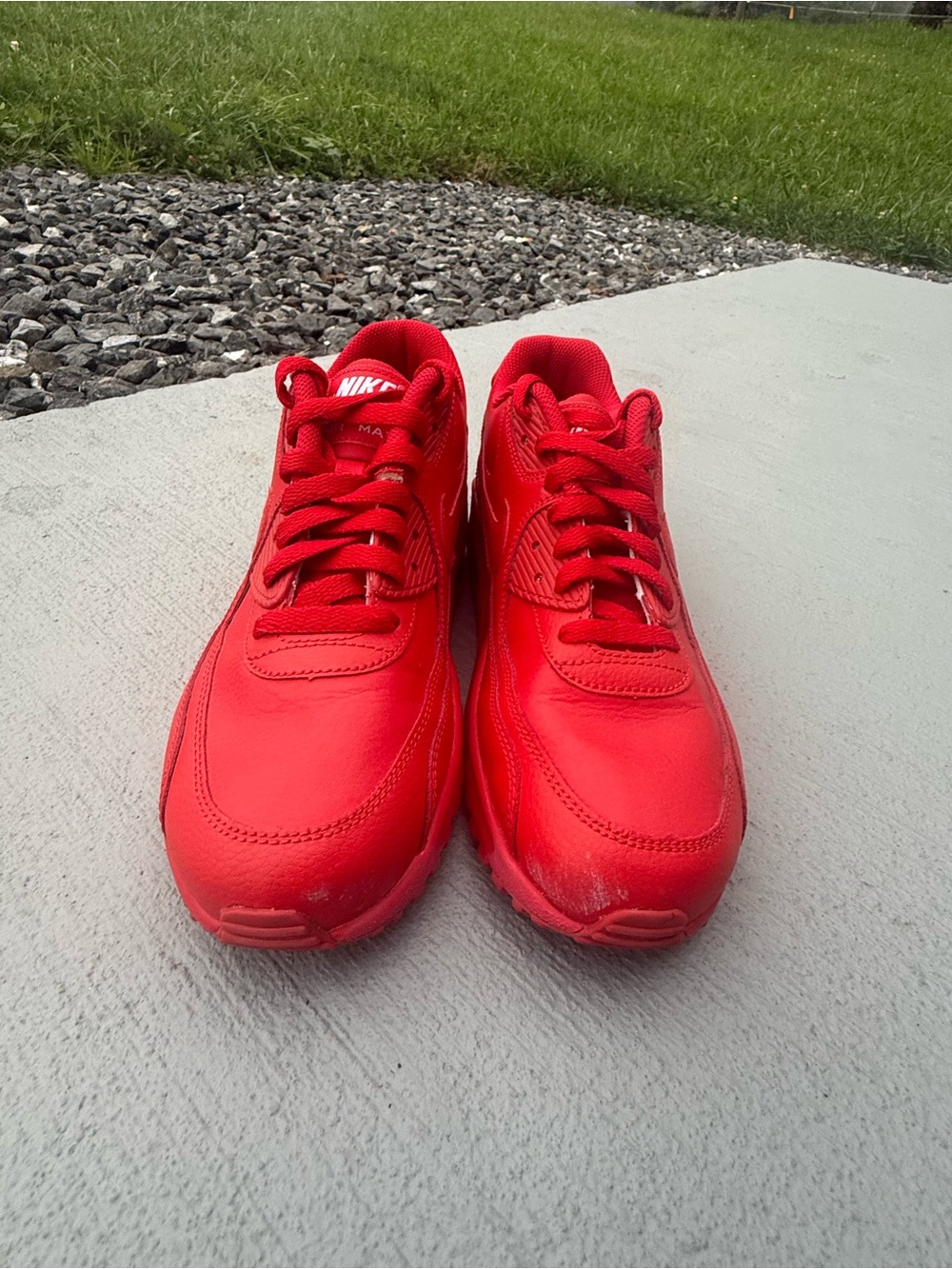 Nike All-Red Air Max Sneakers - Picture 4 of 5